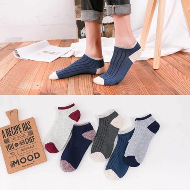 10 Pairs Men Boat Socks Casual Sports Short Low Cut Socks